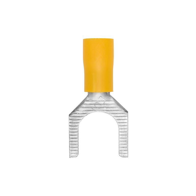 Наконечник вилочный изолированный 2.5-6кв.мм А=5.2мм желт. (уп.50шт) DKC 2C15P