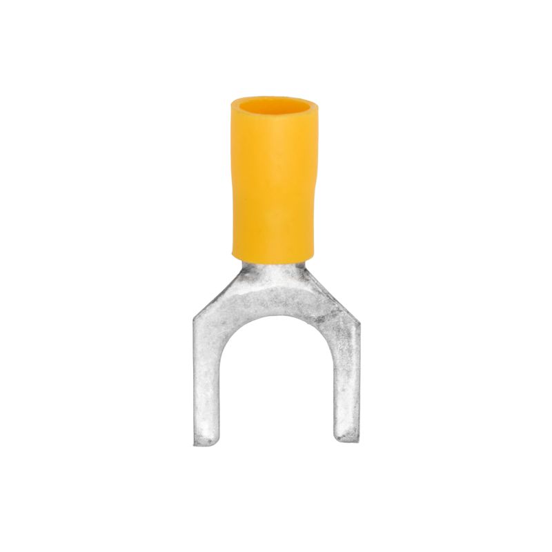 Наконечник вилочный изолированный 2.5-6кв.мм А=4.3мм желт. (уп.50шт) DKC 2C14P