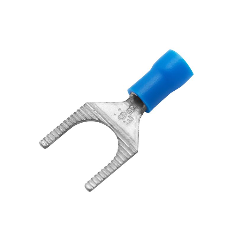 Наконечник вилочный изолированный 1.5-1.5кв.мм А=3.5мм син. (уп.100шт) DKC 2B135P