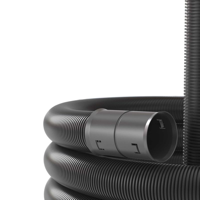 Труба гофрированная двустенная ПНД d110 с протяж. с муфтой SN8 450Н черн. (уп.50м) DKC 121911A