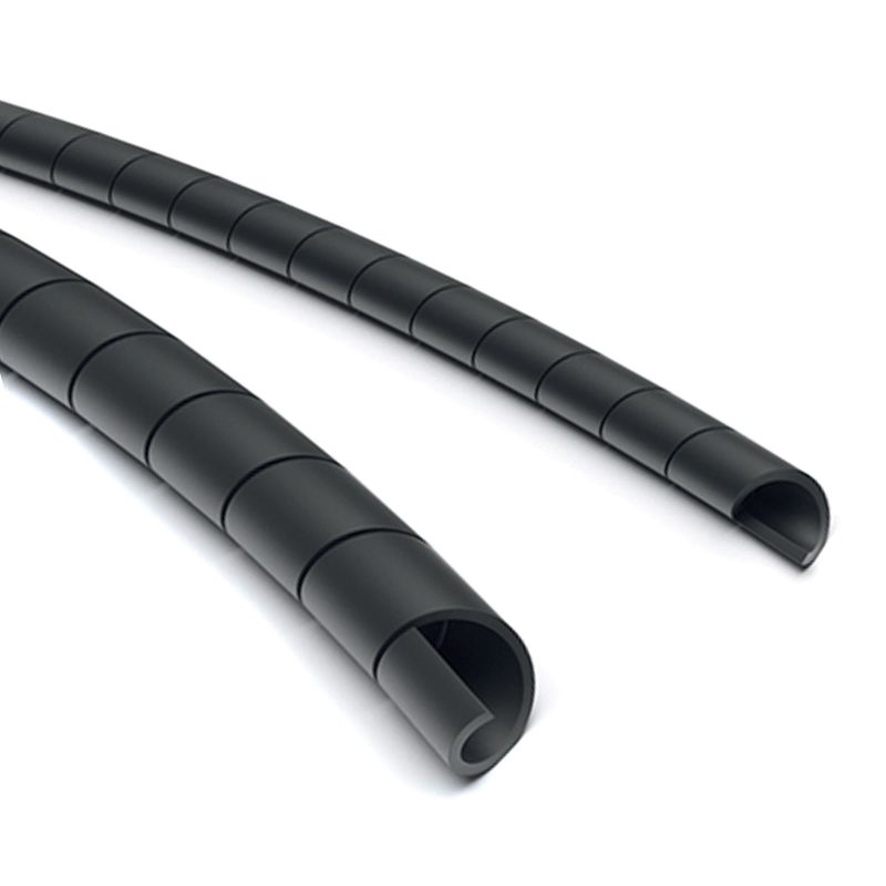 Жгут витой SPIRALITE P4 (20м) QUADRO черный (00924RL)