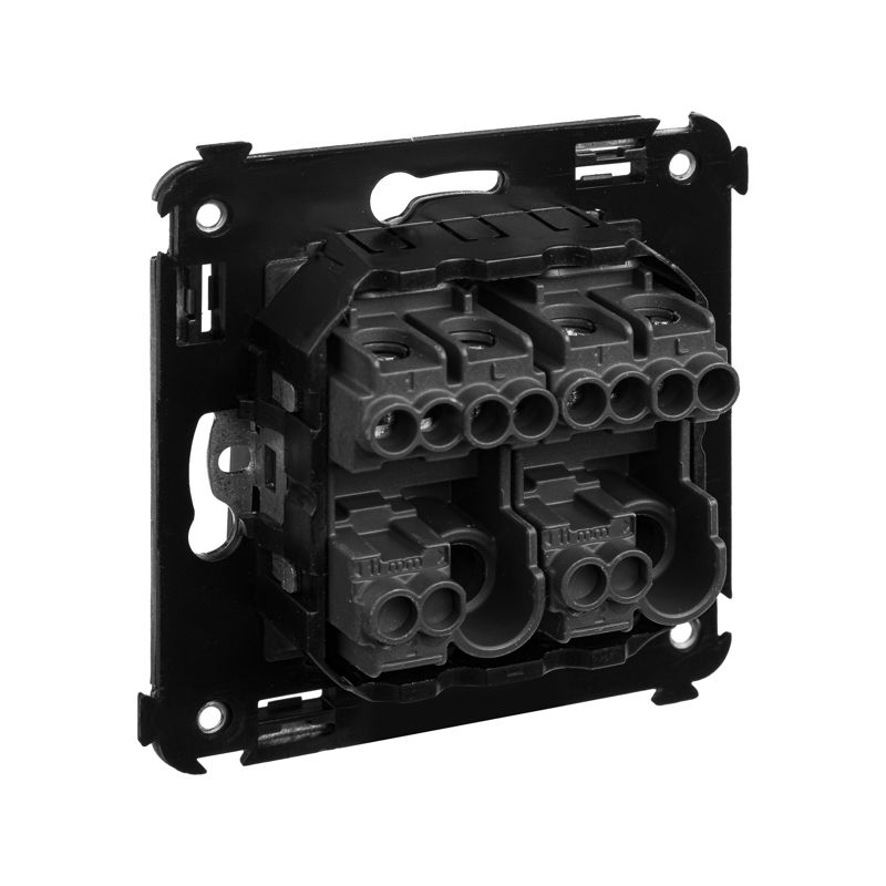 Кнопка двухклавишная в стену, 