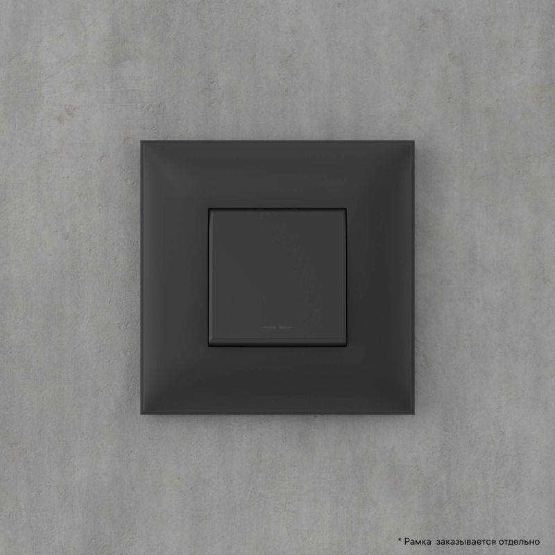 Кнопка одноклавишная в стену, 