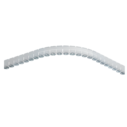 Перегородка SEP для угла CPO H50, в комплекте с крепежными элементами и необходимыми для монтажа (SSG00500K)