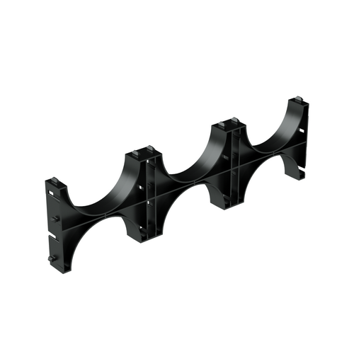 Держатель расстояния (кластер) 160мм для двустенныx труб тройной (025163)