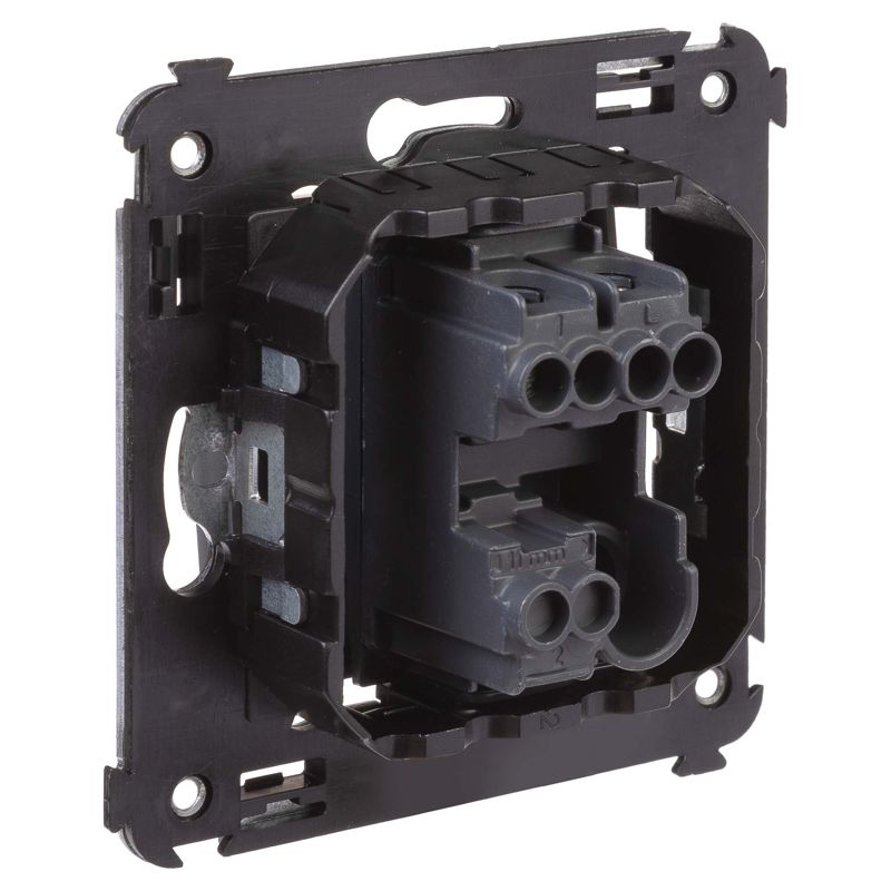 Avanti Выключатель одноклавишный в стену Черный матовый (4412103)