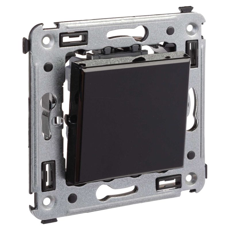 Выключатель одноклавишный, в стену, 