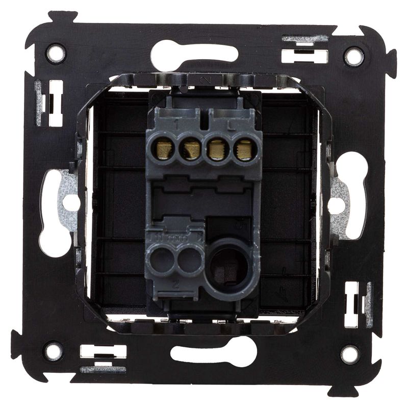 Выключатель одноклавишный, в стену, 