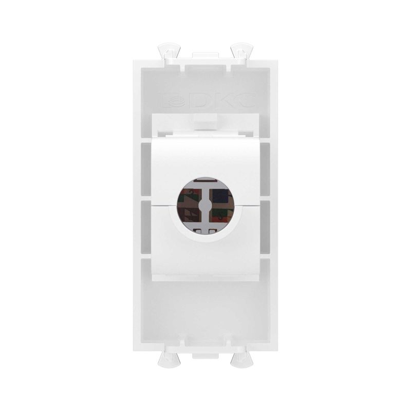 Avanti Розетка компьютерная RJ-45 без шторки модульная, кат.5е, Белое облако, 1 модуль (4400661)