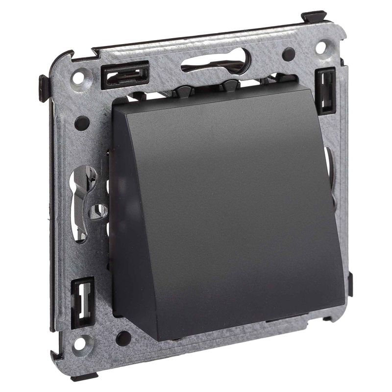 Avanti Вывод кабеля из стены Черный матовый (4412983)