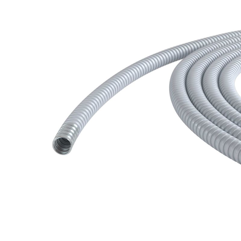 Металлорукав DN 20мм в ПВХ изоляции Dвнутр.20.5мм Dнар.25.5мм (50м) серый (6071R-020)