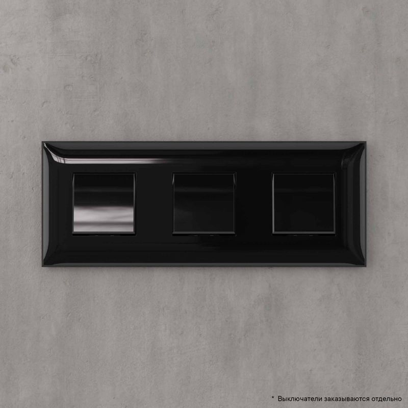 Avanti Рамка ARTLEBEDEV Черный квадрат 6 модульная (4402906)