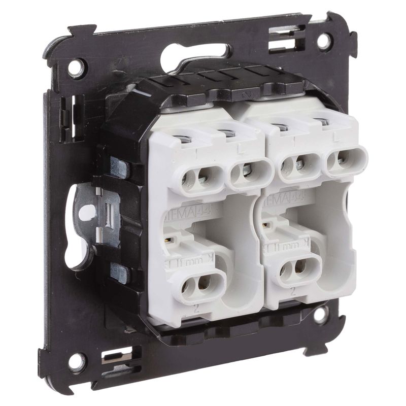 Avanti Переключатель двухклавишный в стену, 