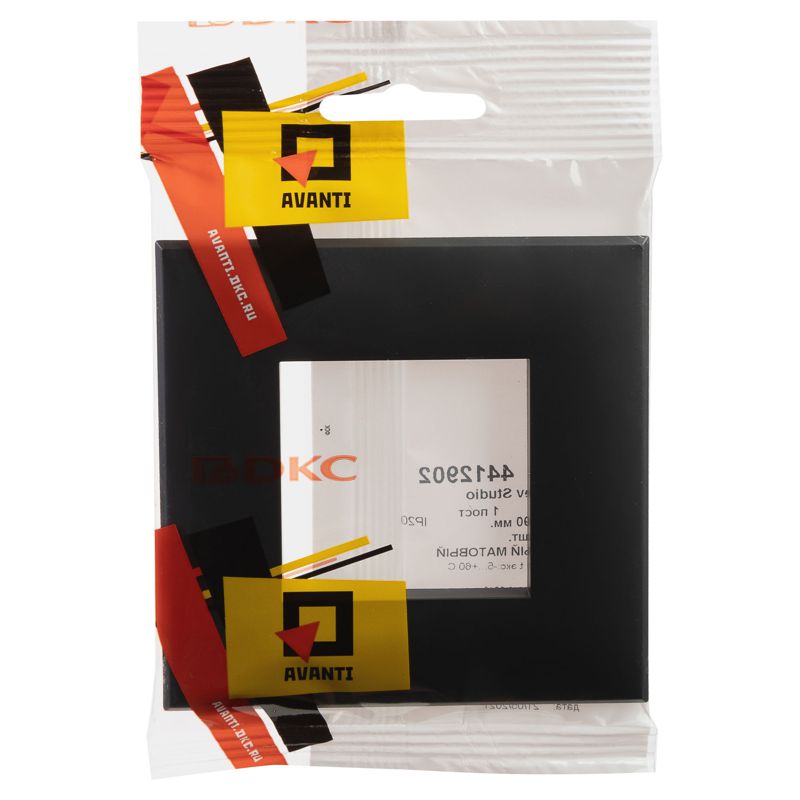 Avanti Рамка ARTLEBEDEV Черный матовый 2 модуля (4412902)