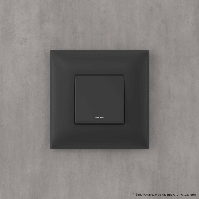 Avanti Рамка ARTLEBEDEV Черный матовый 2 модуля (4412902)