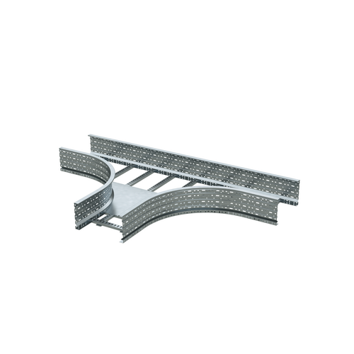 Ответвитель Т-образный лестничный 100х400 цинк-ламельный (ULT614ZL)