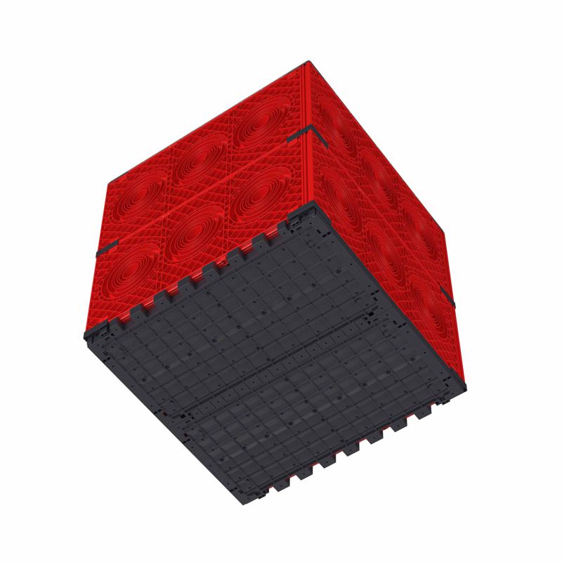 Колодец пластиковый для кабельной канализации с пластиковым люком, 750х750х750 (270750)