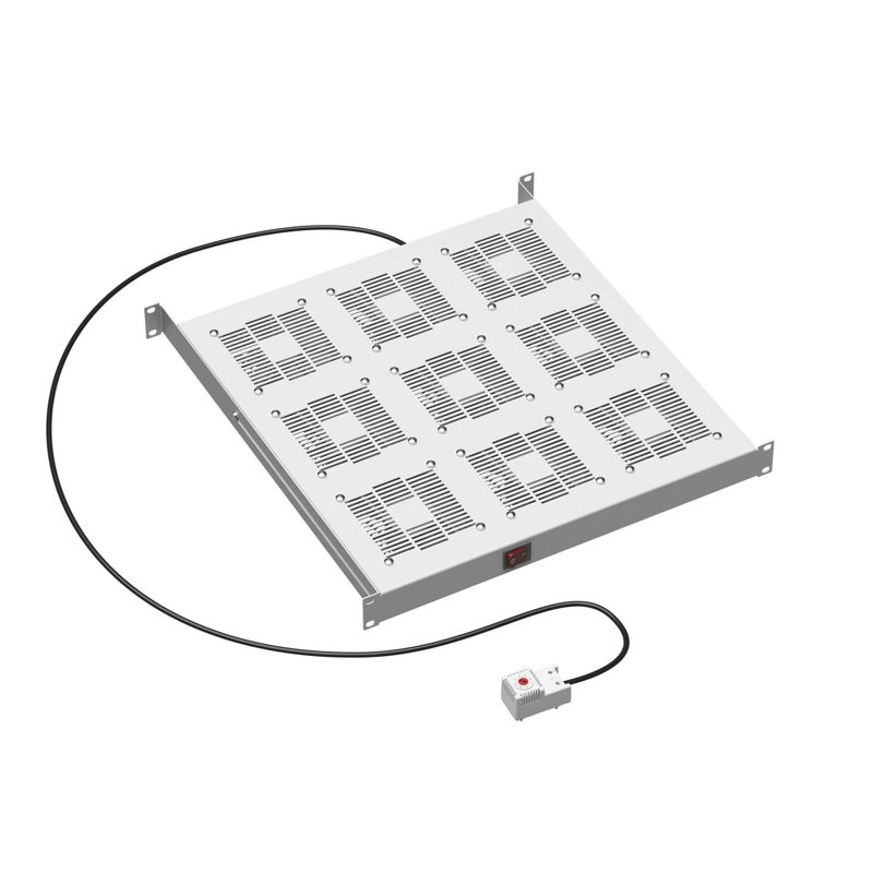 19дюйм Вентиляторный модуль, 9 вентиляторов с термостатом (R519VSIT9FT)