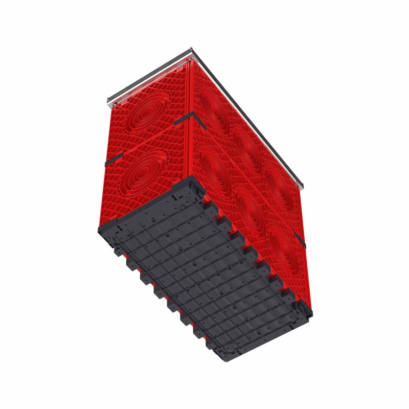 Колодец пластиковый для кабельной канализации с крышками 750х375х750 (270375)