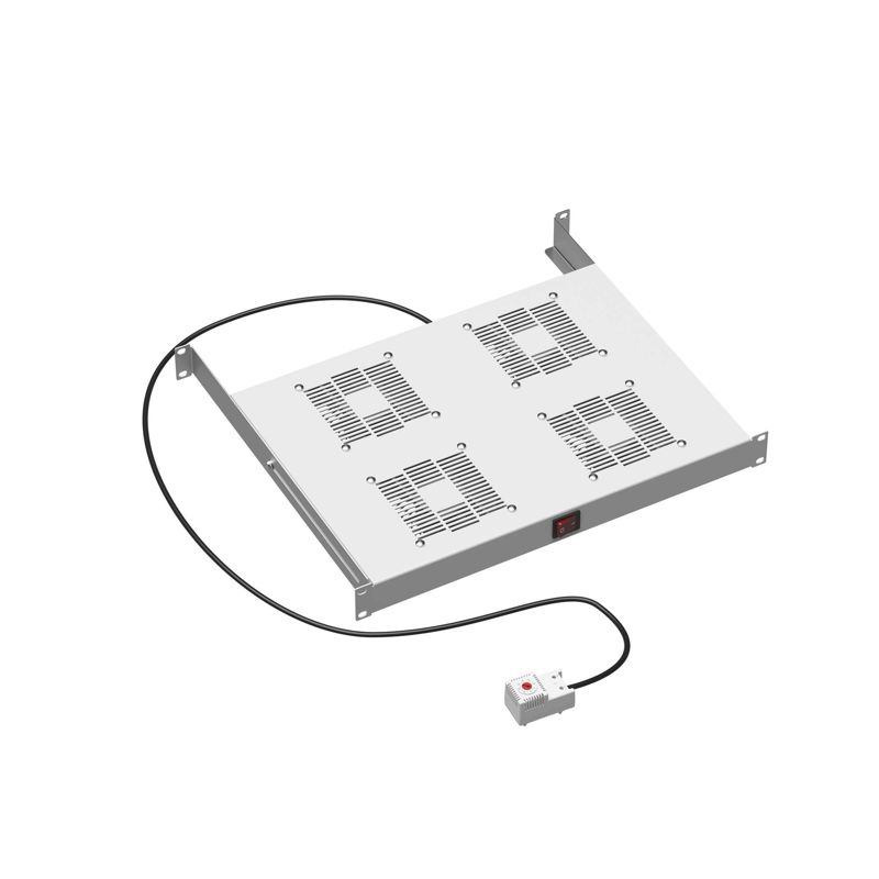 19дюйм Вентиляторный модуль, 4 вент. с термостатом (R519VSIT4FT)