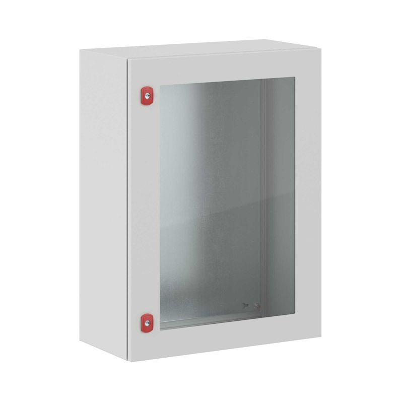 Щит с монтажной панелью ЩМП 800x600x300мм серия ST c прозрачной дверью (R5STX0863)