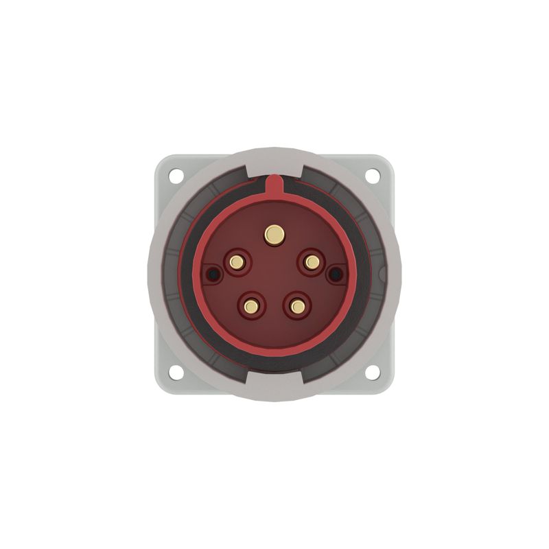 Вилка панельная прямая IP67 125А 3P+E+N 400В (DIS24612597)