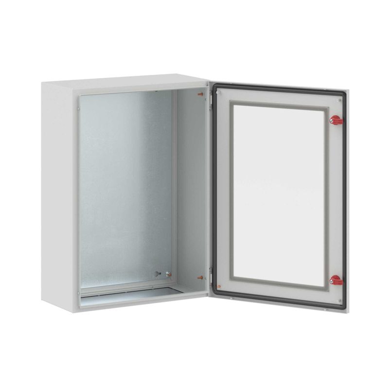 Щит с монтажной панелью ЩМП 700x500x250мм серия ST c прозрачной дверью (R5STX0759)