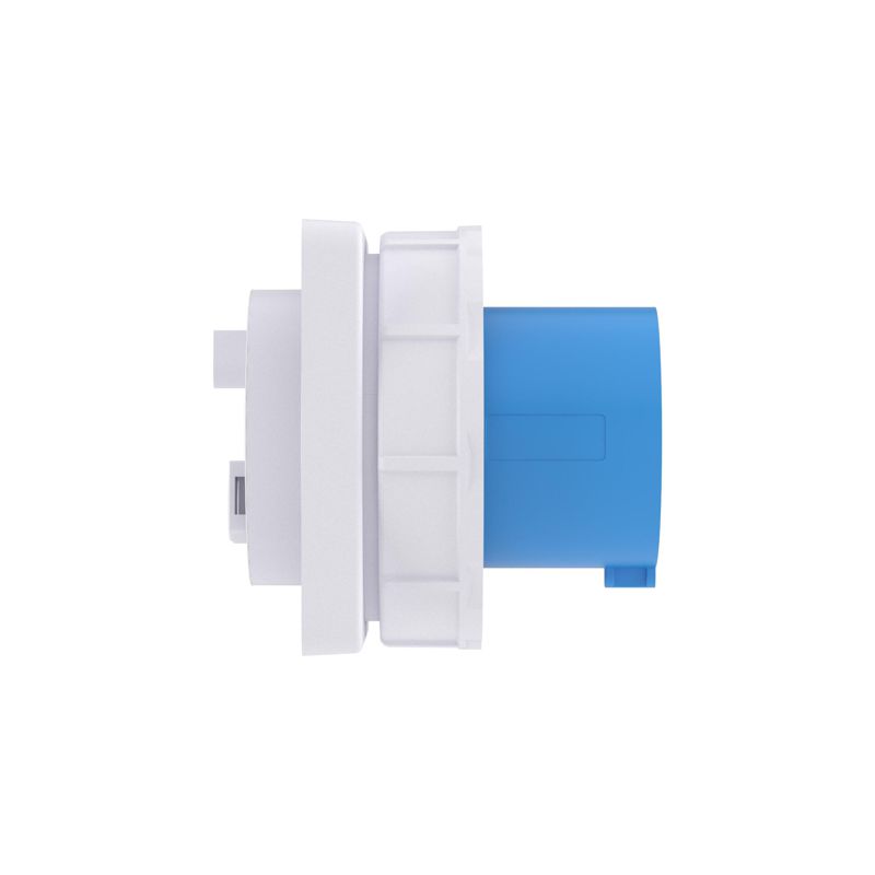 Вилка панельная прямая IP67 125А 2P+E 250В (DIS24612593)