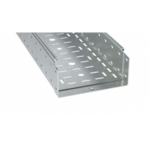 Лоток перфорированный 100х600х6000, 2,0 мм, горячеоцинкованный (SPH60160HDZ)