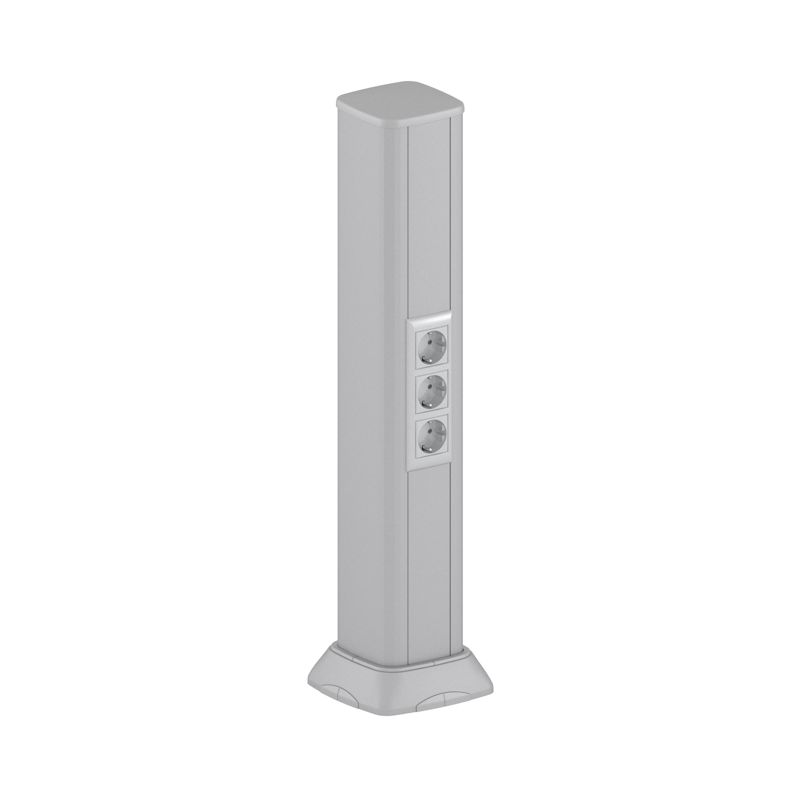 Колонна алюминиевая 0.71м серый металлик RAL 9006 (09594)