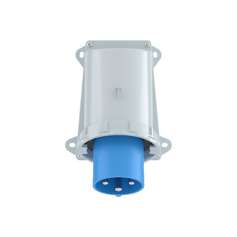 Вилка настенная IP67 63А 2P+E 250В (DIS245M6393)