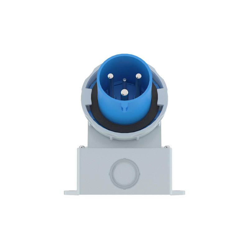 Вилка настенная IP67 63А 2P+E 250В (DIS245M6393)