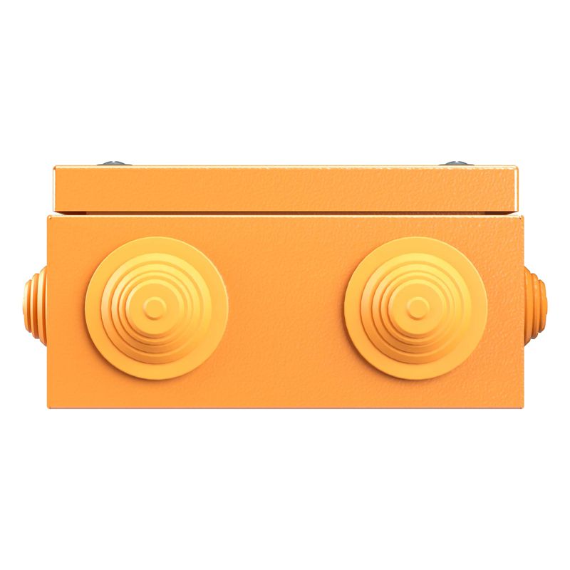 Коробка стальная FS с кабельными вводами и клеммниками IP55 150х150х80мм 4р 450V 20A 10мм.кв нерж.контакт (FSK31410)