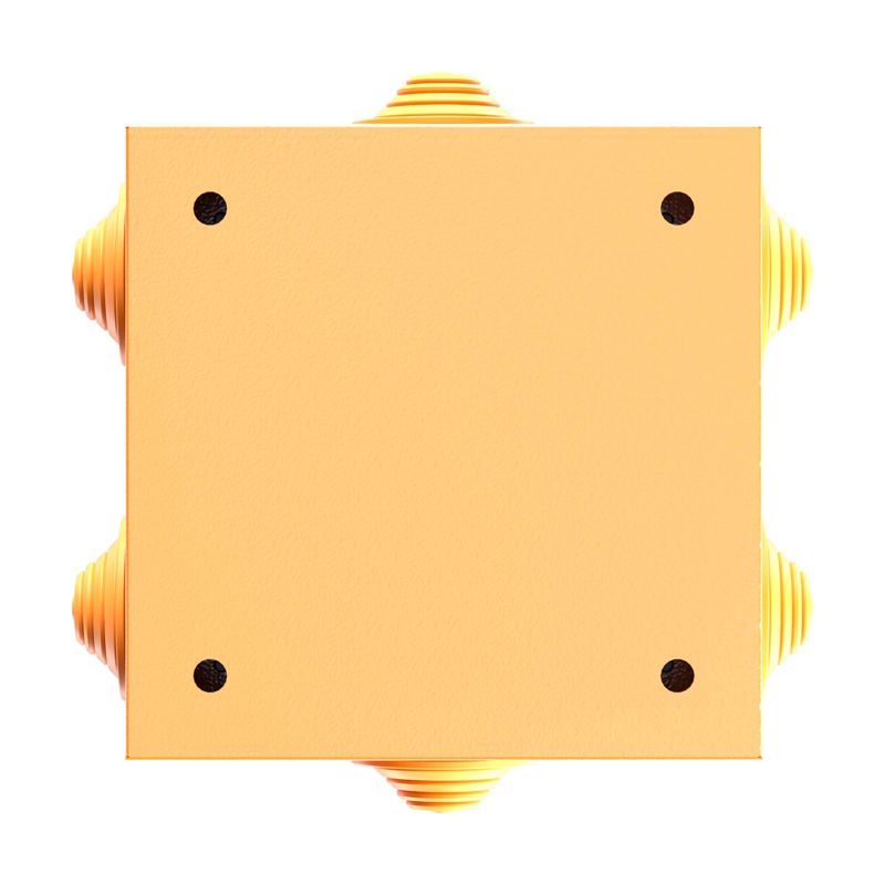 Коробка стальная FS с кабельными вводами и клеммниками IP55 150х150х80мм 4р 450V 20A 10мм.кв нерж.контакт (FSK31410)