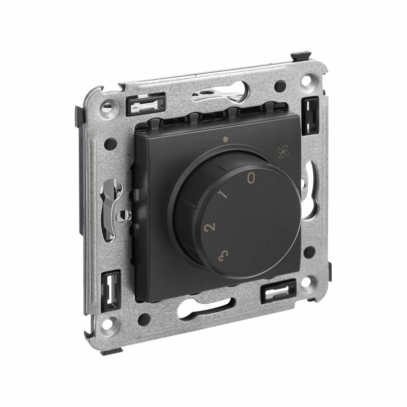 Механизм управления вентиляторами в стену, 