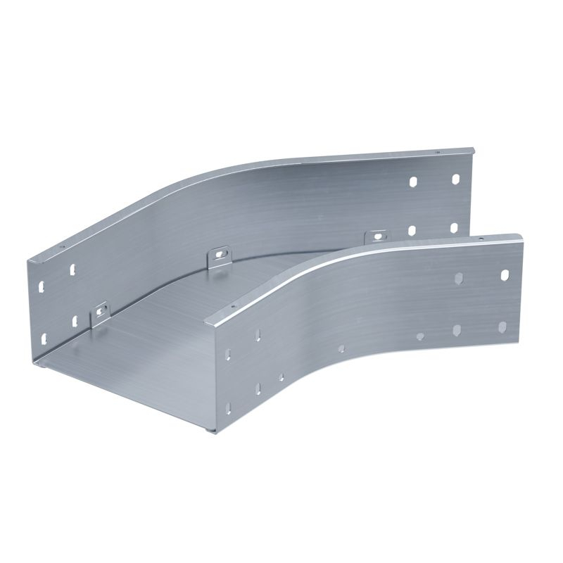 Угол горизонтальный 45 градусов 80х100, 1,2 мм, горячий цинк, в комплекте с крепежными элементами и соединительными пластинами,необходимыми для монтажа (SCN810KHDZ)