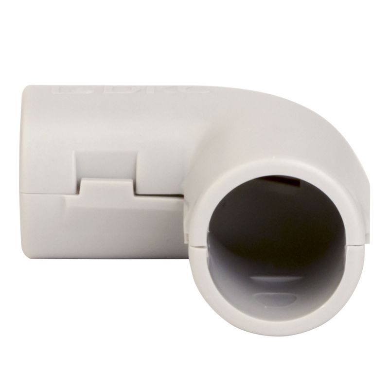 Поворот на 90град. для жестких труб d20 разъемн. IP40 DKC 50520