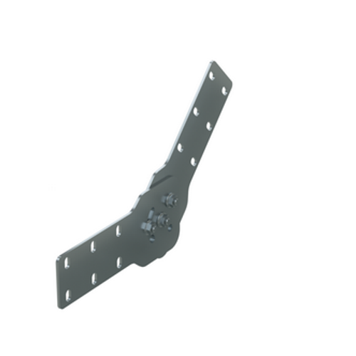 Соединитель шарнирный вертикальный H100мм цинк-ламельный аналог горячеоцинкованного (UVH010HDZL)