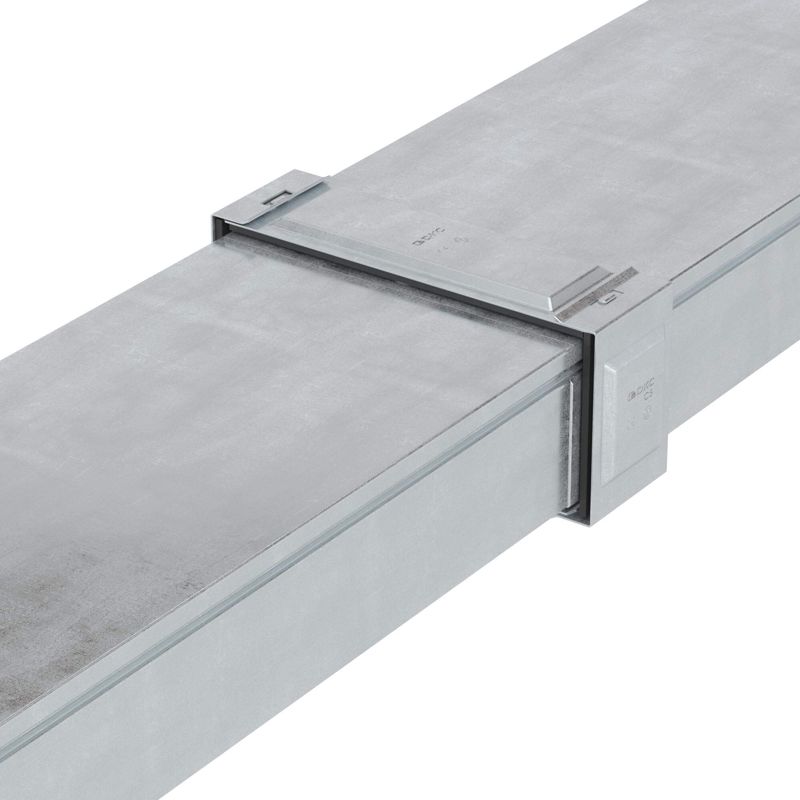 Комплект для обеспечения степени защиты IP44 в местах соединения секций лотков 400х100,цинк-ламель (SIP01040HDZL)