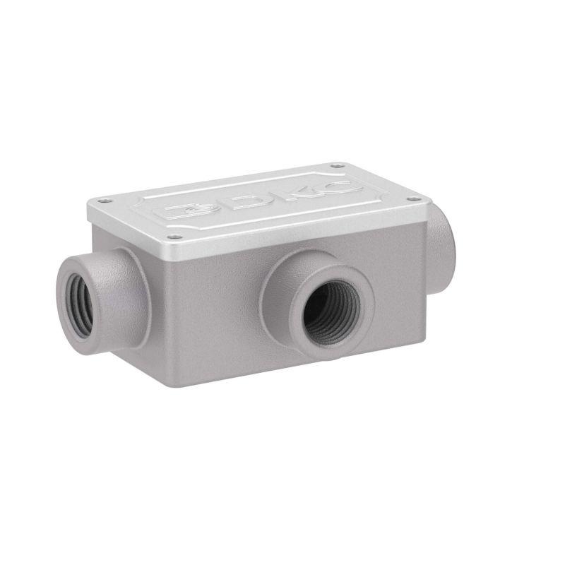 Коробка ответвительная алюминиевая 3 ввода М20х1.5 IP55 118х67х42мм (6330-20)