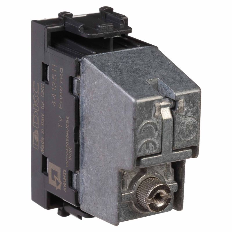 Розетка TV проходная модульная, 