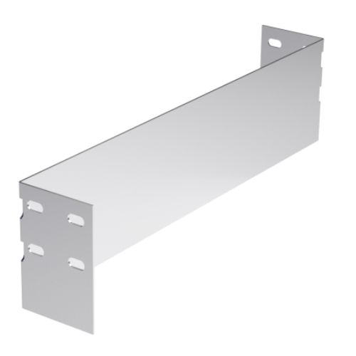 Редукция-заглушка 150x500мм цинк-ламельная (URH055HDZL)