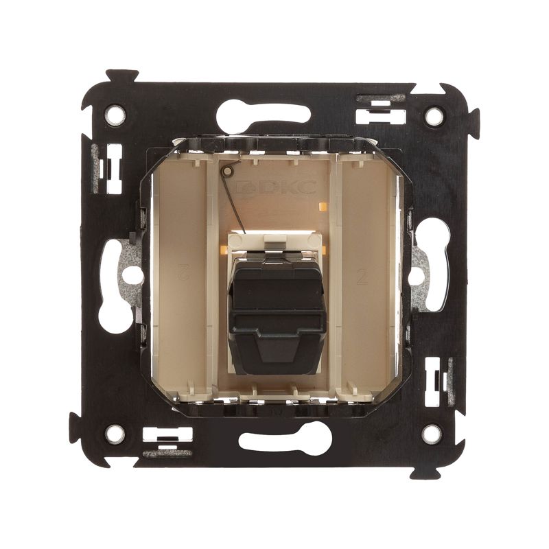 HDMI розетка одинарная в стену, тип А-А, 