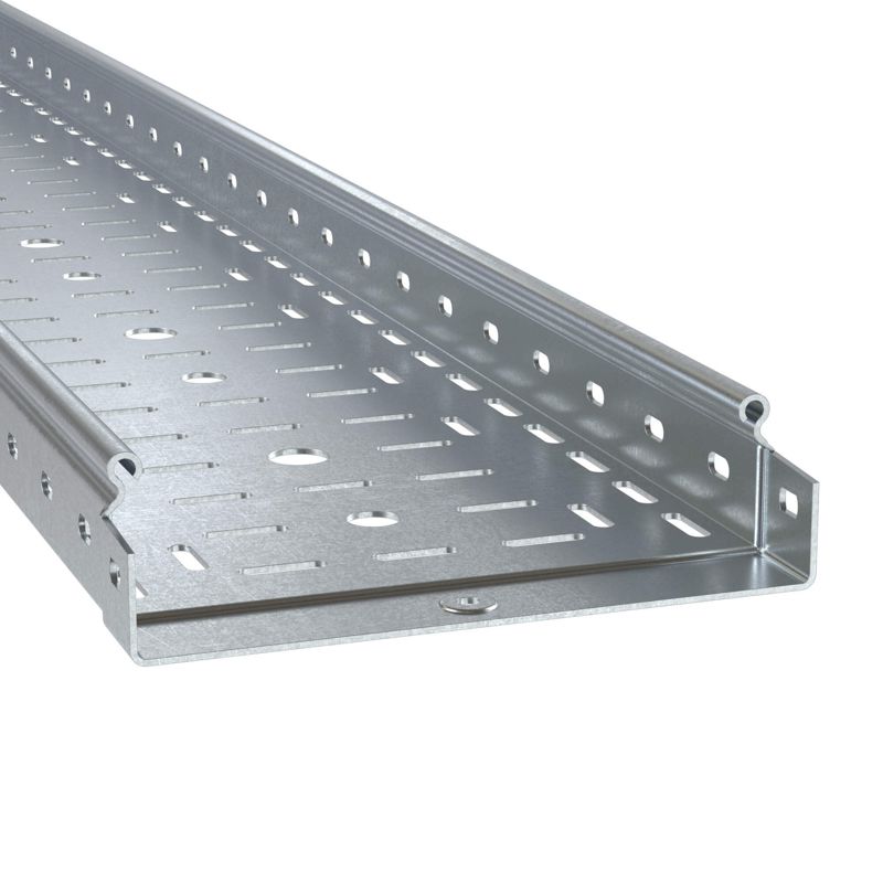 Лоток перфорированный 50x100х3000, 2,0 мм, горячеоцинкованный (SPH30510HDZ)