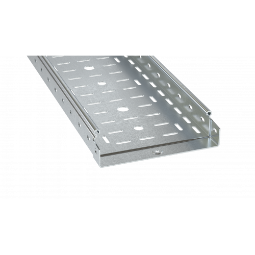 Лоток перфорированный 50x200х6000, 1,5 мм, цинк-ламельный (SPM60520ZL)