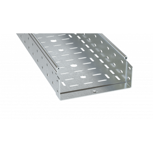 Лоток перфорированный 80х150х6000, 1,0 мм, горячеоцинкованный (SPV60815HDZ)
