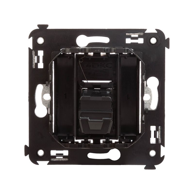 USB 2.0 розетка одинарная в стену, тип А-А, 