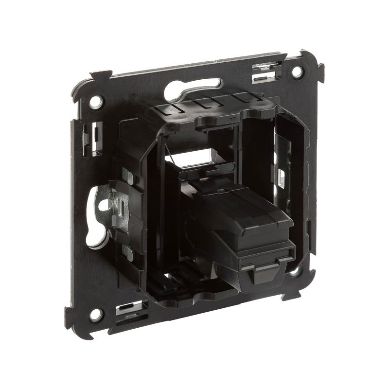 USB 2.0 розетка одинарная в стену, тип А-А, 