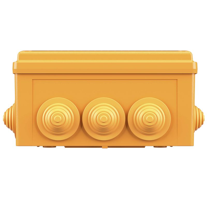 Коробка пластиковая FS с кабельными вводами и клеммниками IP56 150х110х70мм 5р 450V 30A 16мм.кв (FSB21516)