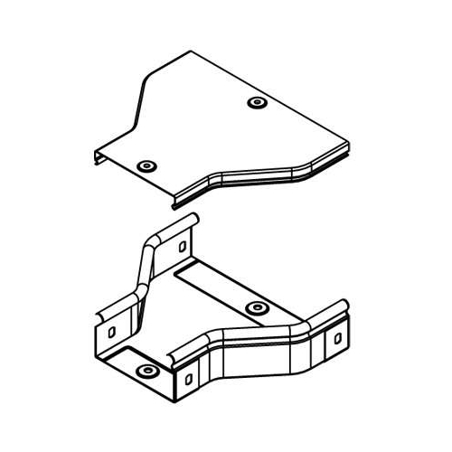 Переходник для лотка RRC 300/150 H50 гор. оцинк. DKC 36313HDZ